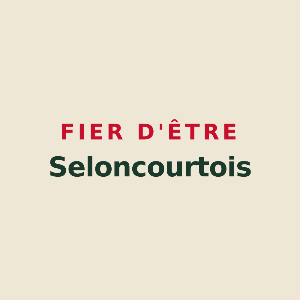 Tote bag « Fier d'être Seloncourtois » — design pour Seloncourt