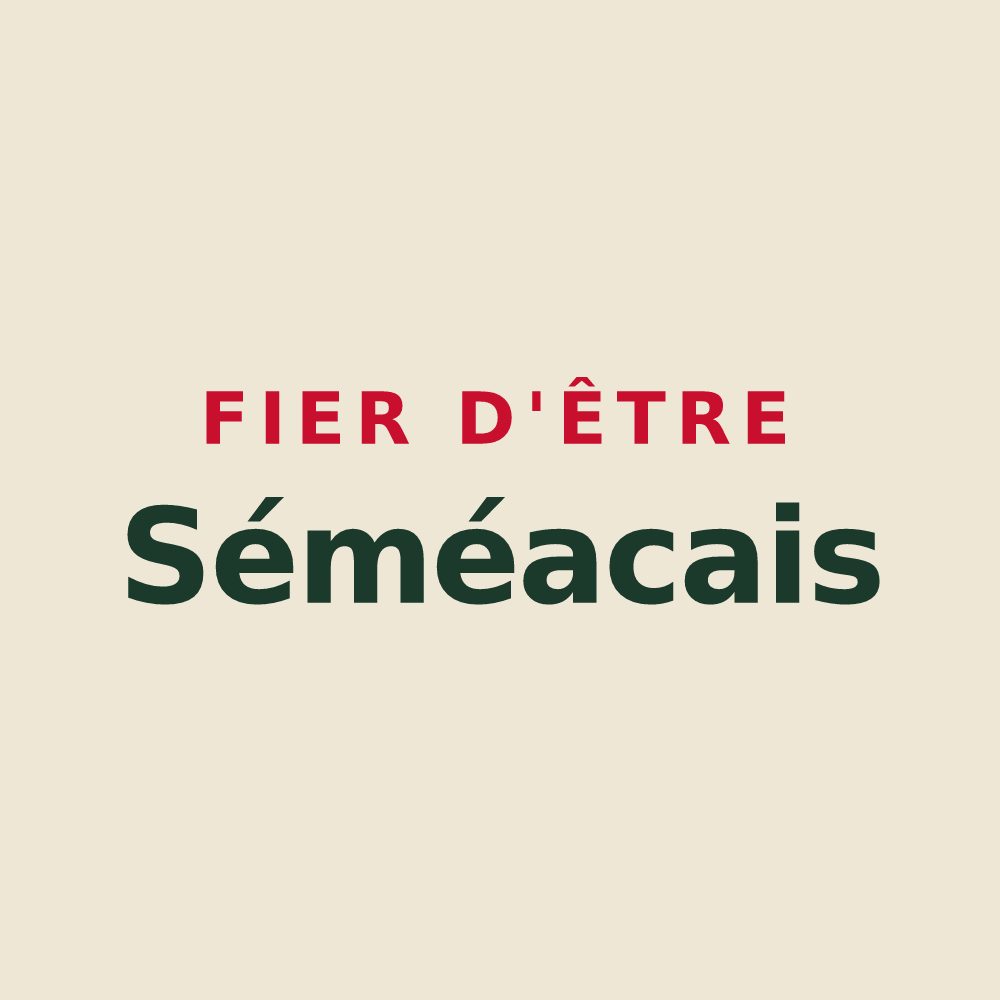 Tote bag « Fier d'être Séméacais » — design pour Séméac