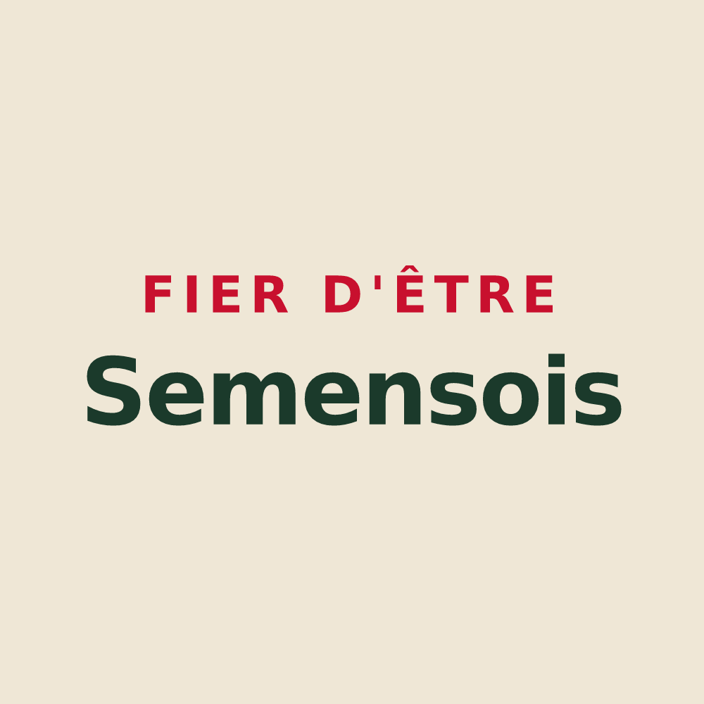 Tote bag « Fier d'être Semensois » — design pour Semens