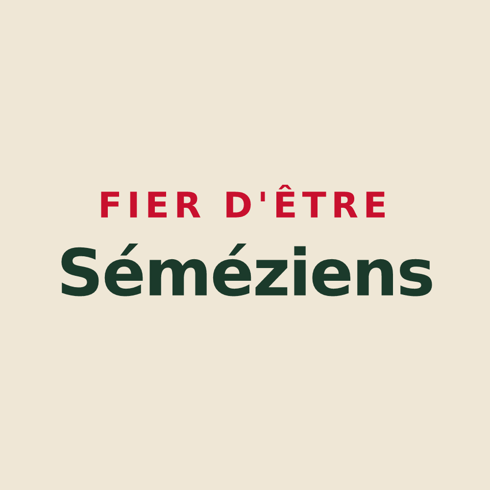 Tote bag « Fier d'être Séméziens » — design pour Sémézies-Cachan
