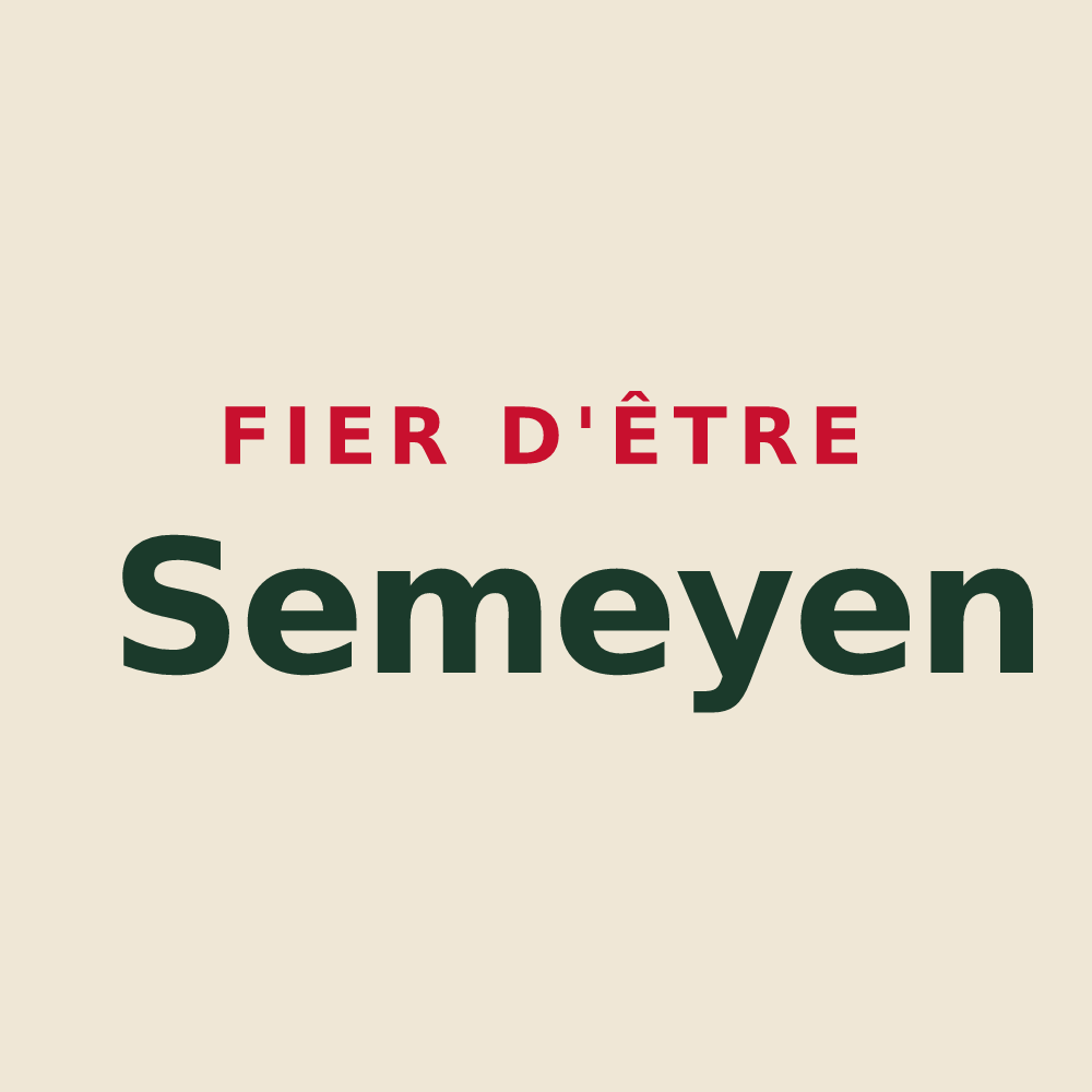 Tote bag « Fier d'être Semeyen » — design pour Semoy