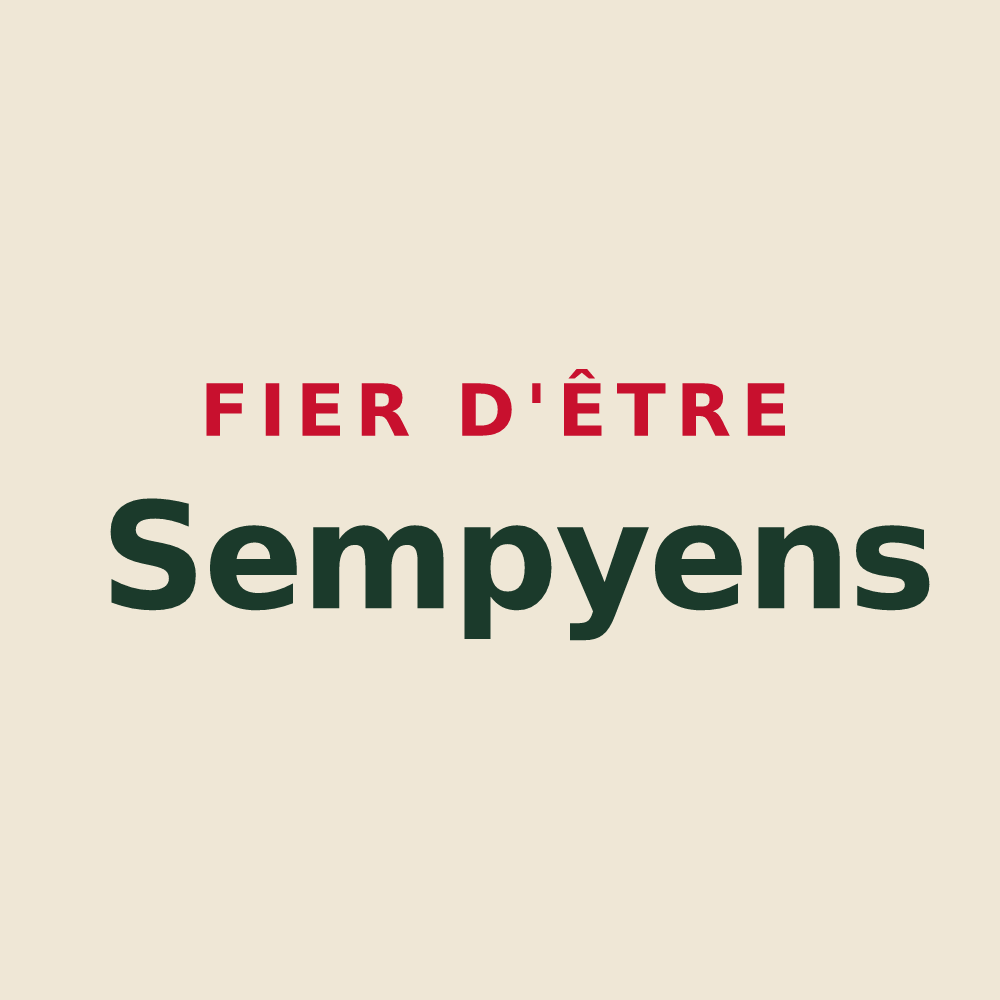 Tote bag « Fier d'être Sempyens » — design pour Sempy