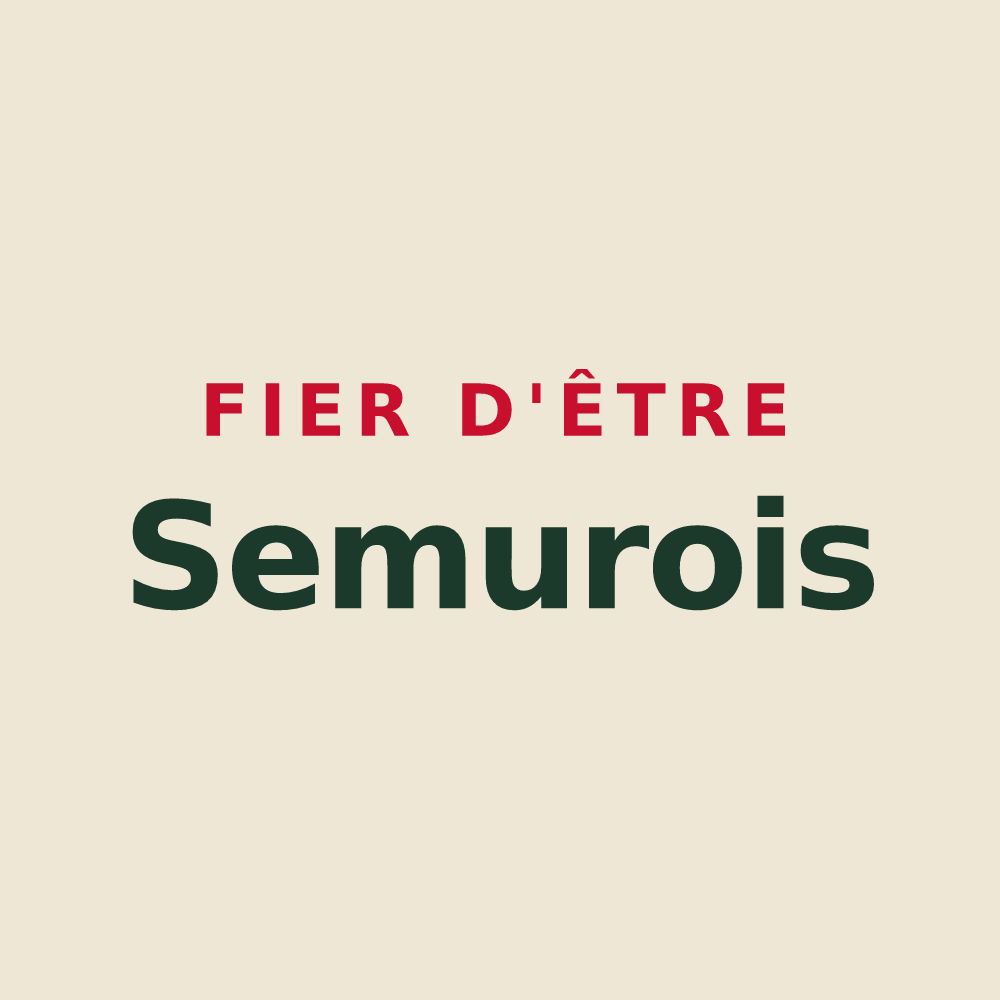 Tote bag « Fier d'être Semurois » — design pour Semur-en-Vallon