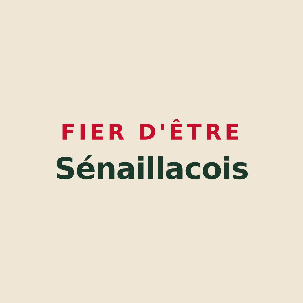 Tote bag « Fier d'être Sénaillacois » — design pour Sénaillac-Lauzès