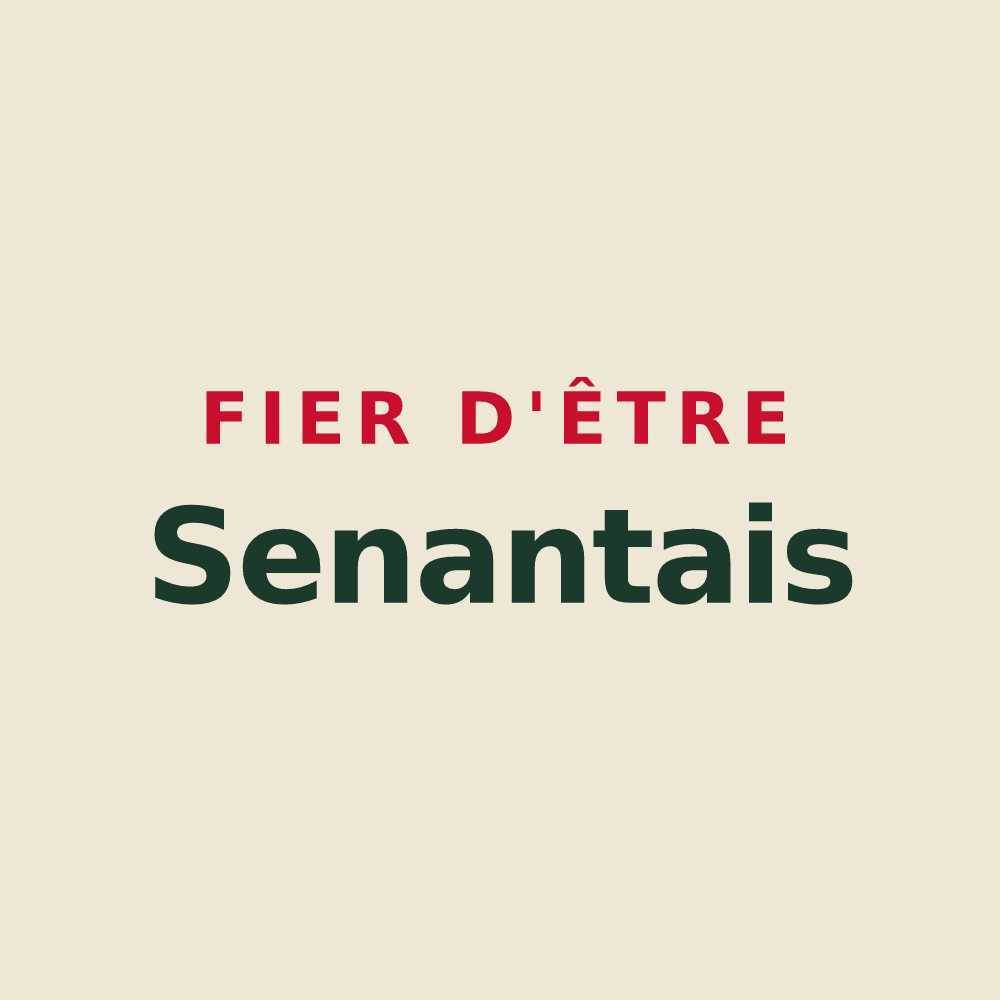 Tote bag « Fier d'être Senantais » — design pour Senantes