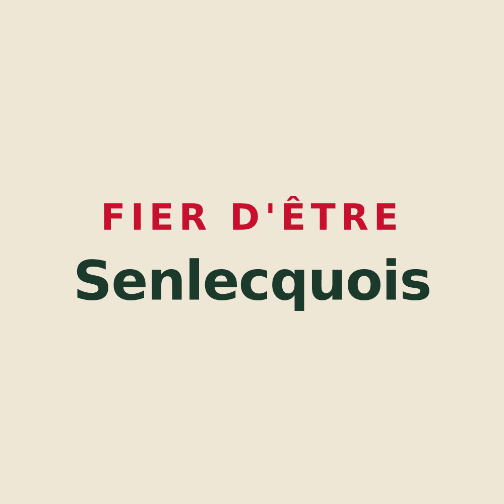 Tote bag « Fier d'être Senlecquois » — design pour Senlecques