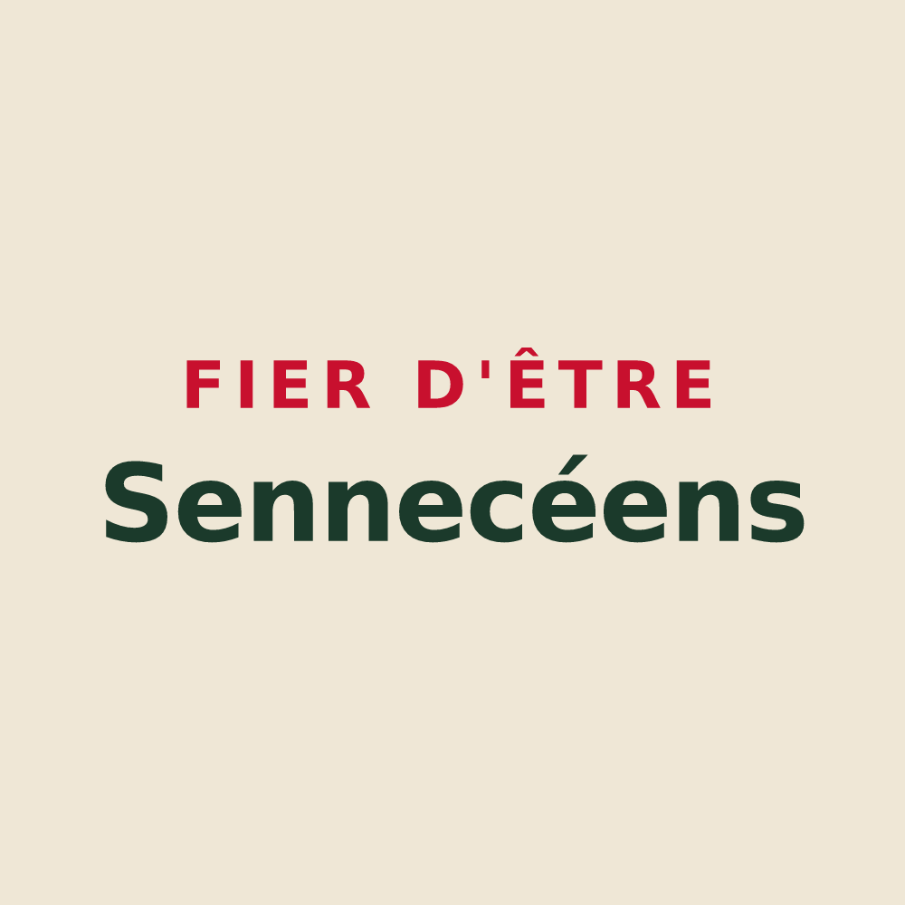 Tote bag « Fier d'être Sennecéens » — design pour Sennecey-le-Grand