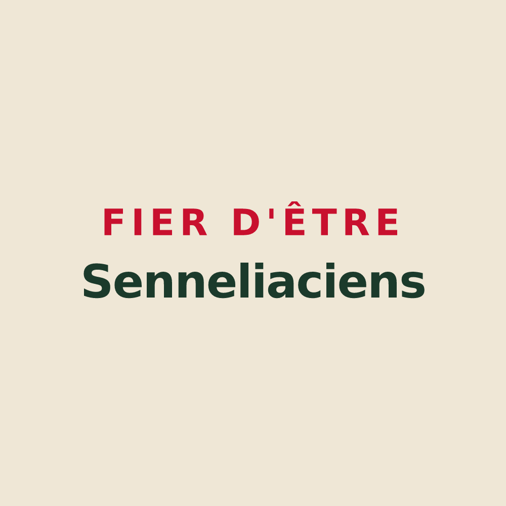 Tote bag « Fier d'être Senneliaciens » — design pour Sennely
