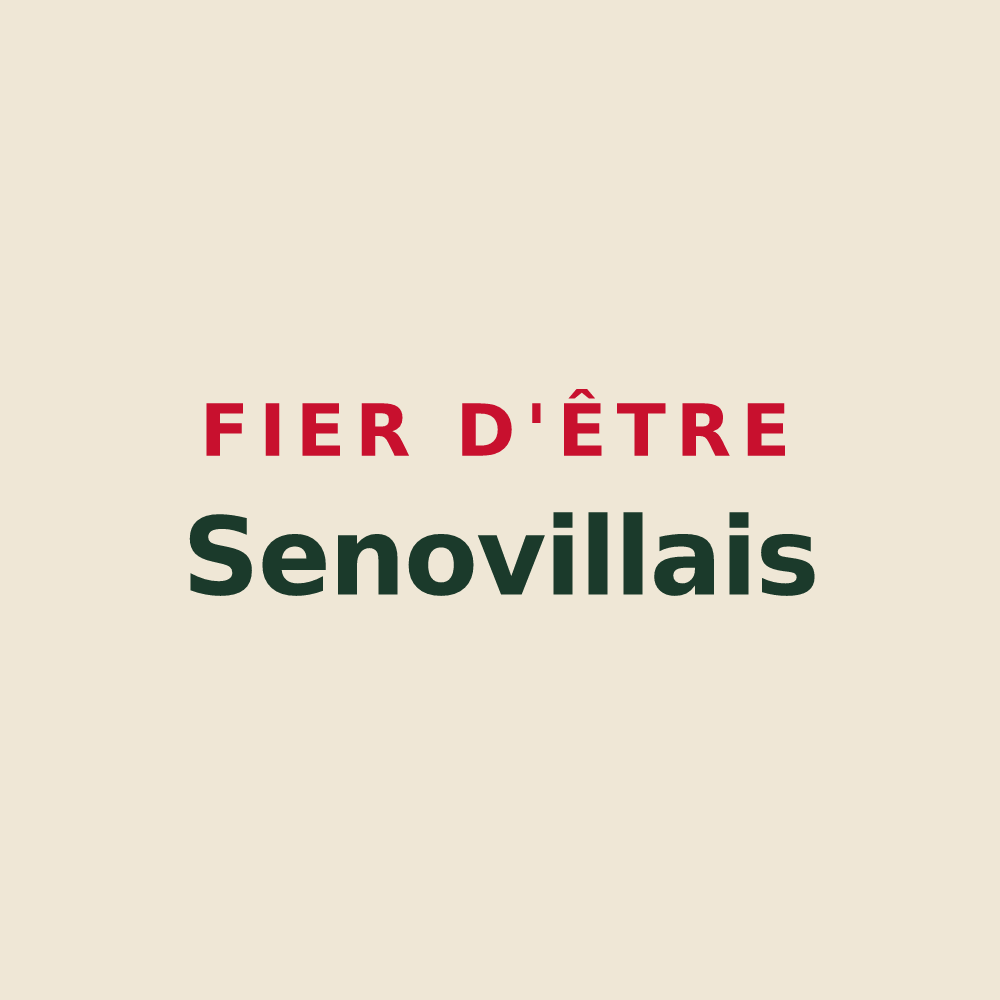 Tote bag « Fier d'être Senovillais » — design pour Sénoville