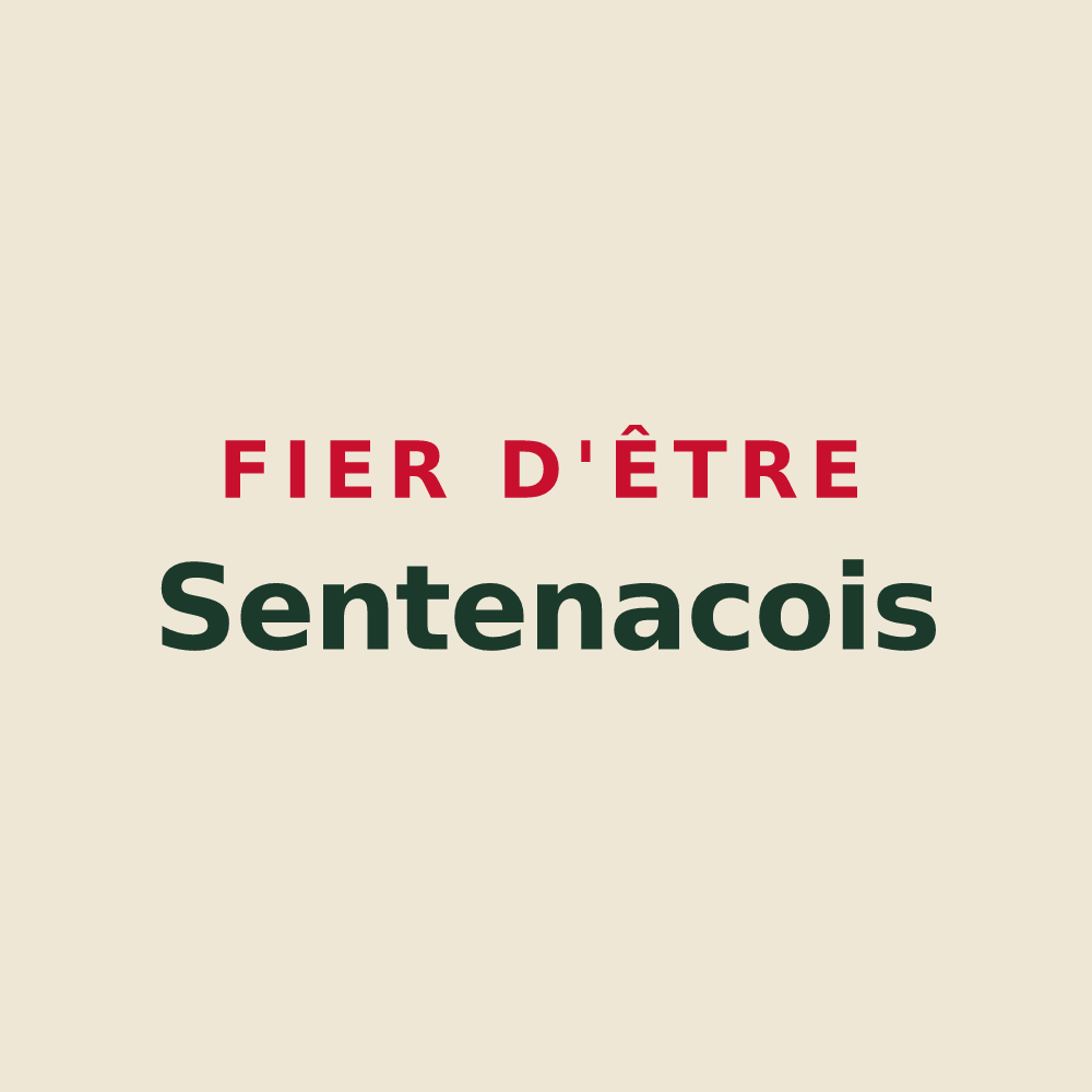 Tote bag « Fier d'être Sentenacois » — design pour Sentenac-de-Sérou