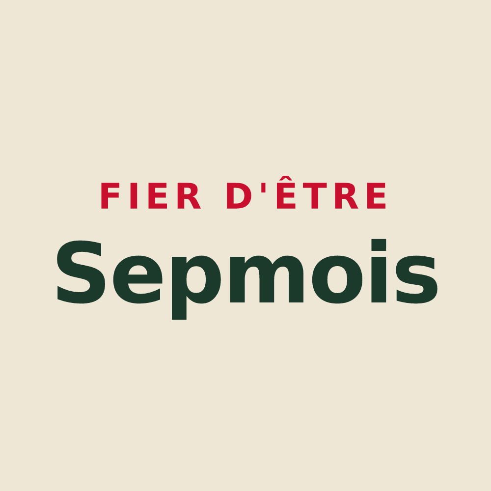 Tote bag « Fier d'être Sepmois » — design pour Sepmes