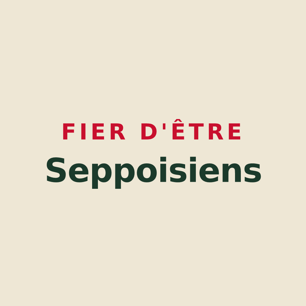 Tote bag « Fier d'être Seppoisiens » — design pour Seppois-le-Haut