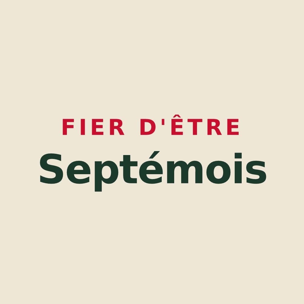 Tote bag « Fier d'être Septémois » — design pour Septèmes-les-Vallons