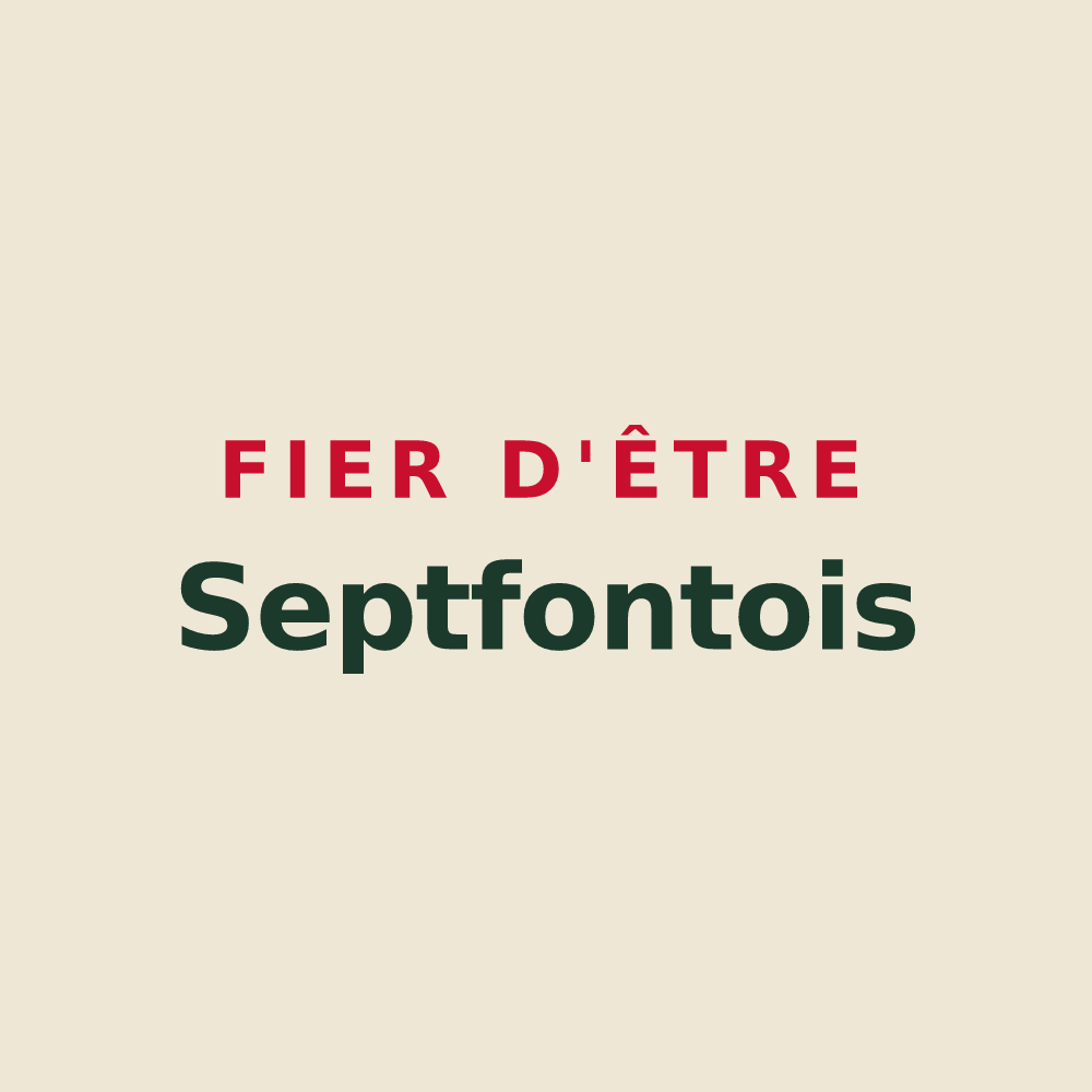 Tote bag « Fier d'être Septfontois » — design pour Septfonds
