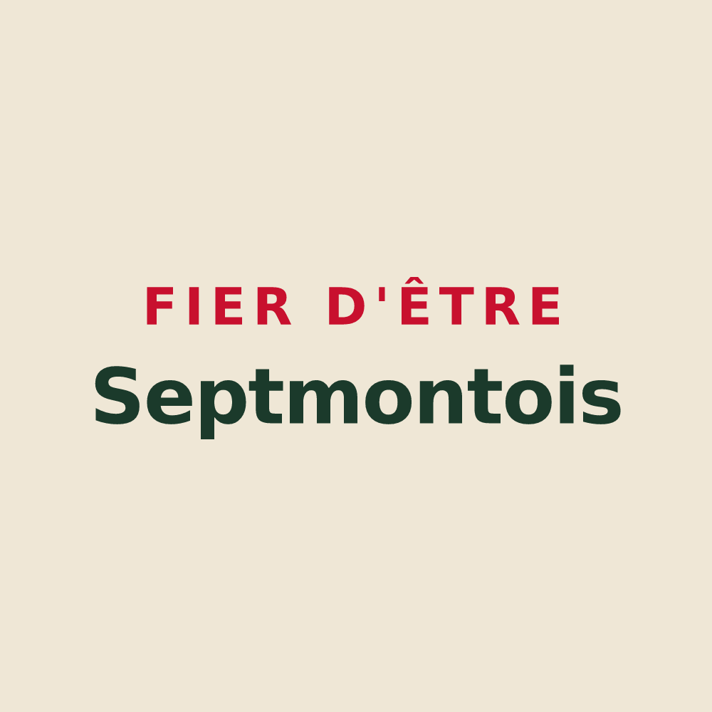 Tote bag « Fier d'être Septmontois » — design pour Septmonts