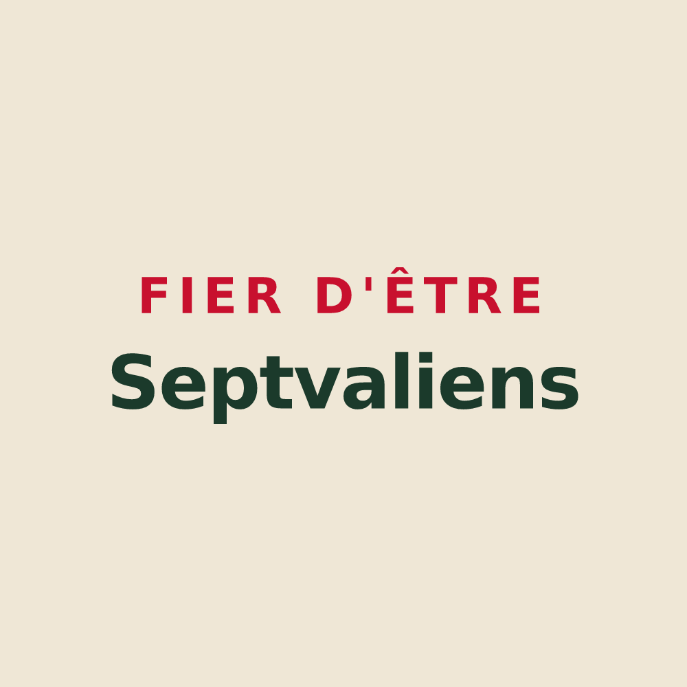 Tote bag « Fier d'être Septvaliens » — design pour Septvaux