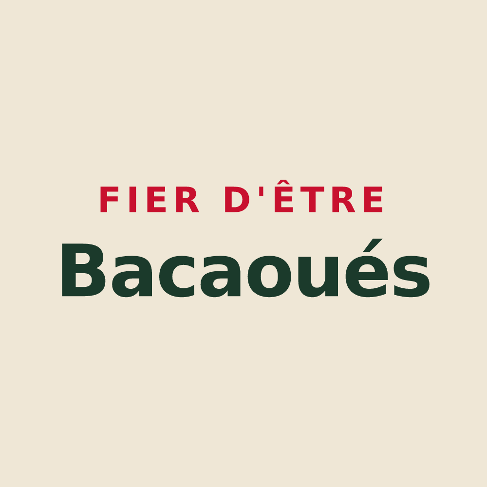 Tote bag « Fier d'être Bacaoués » — design pour Sepvigny