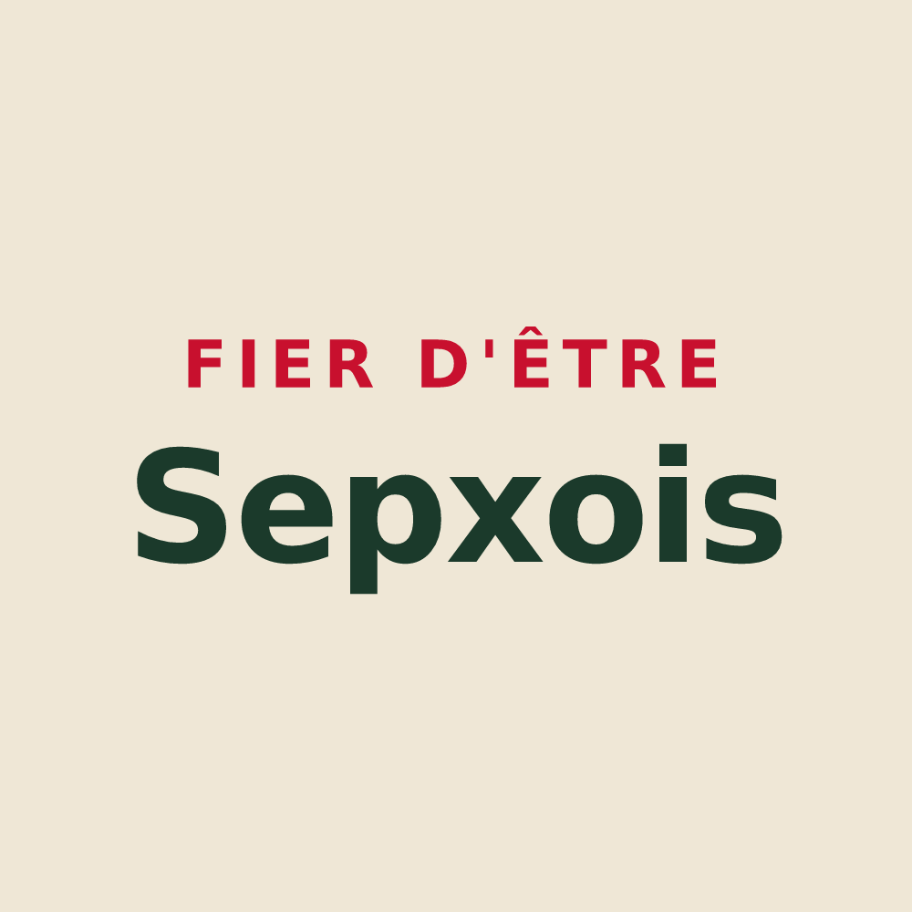 Tote bag « Fier d'être Sepxois » — design pour Sepx