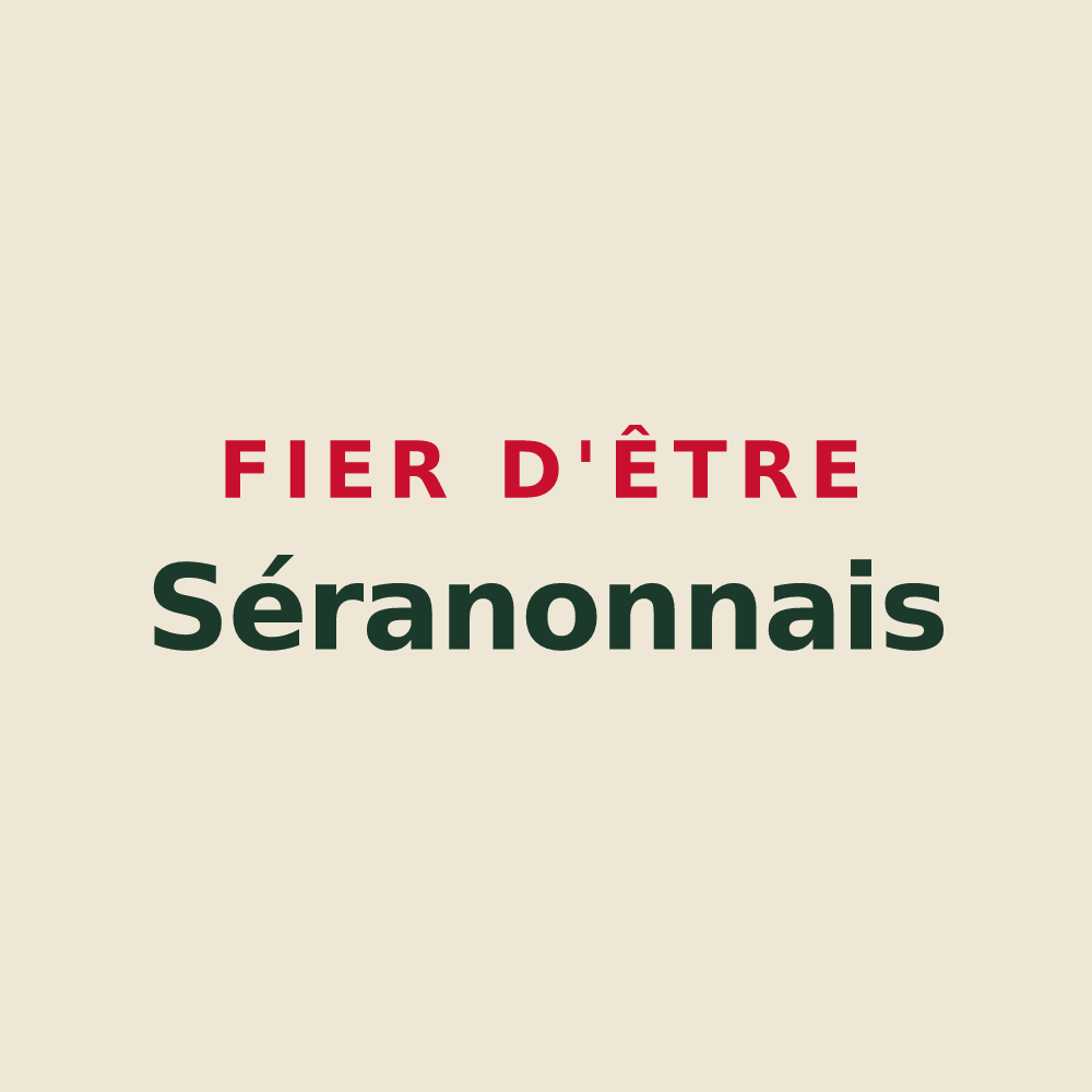 Tote bag « Fier d'être Séranonnais » — design pour Séranon