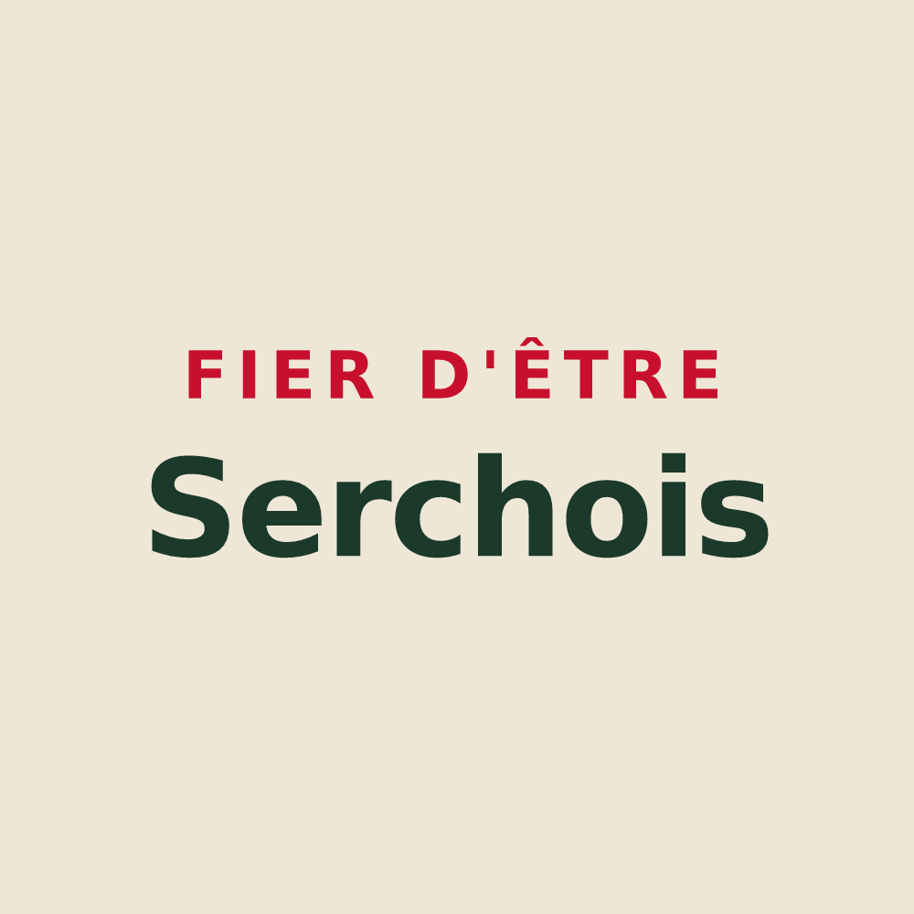Tote bag « Fier d'être Serchois » — design pour Serches