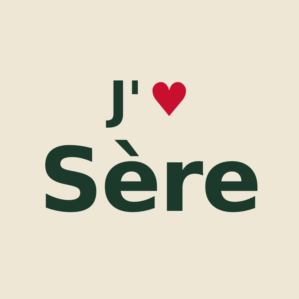 Tote bag personnalisé Sère — design J'aime Sère