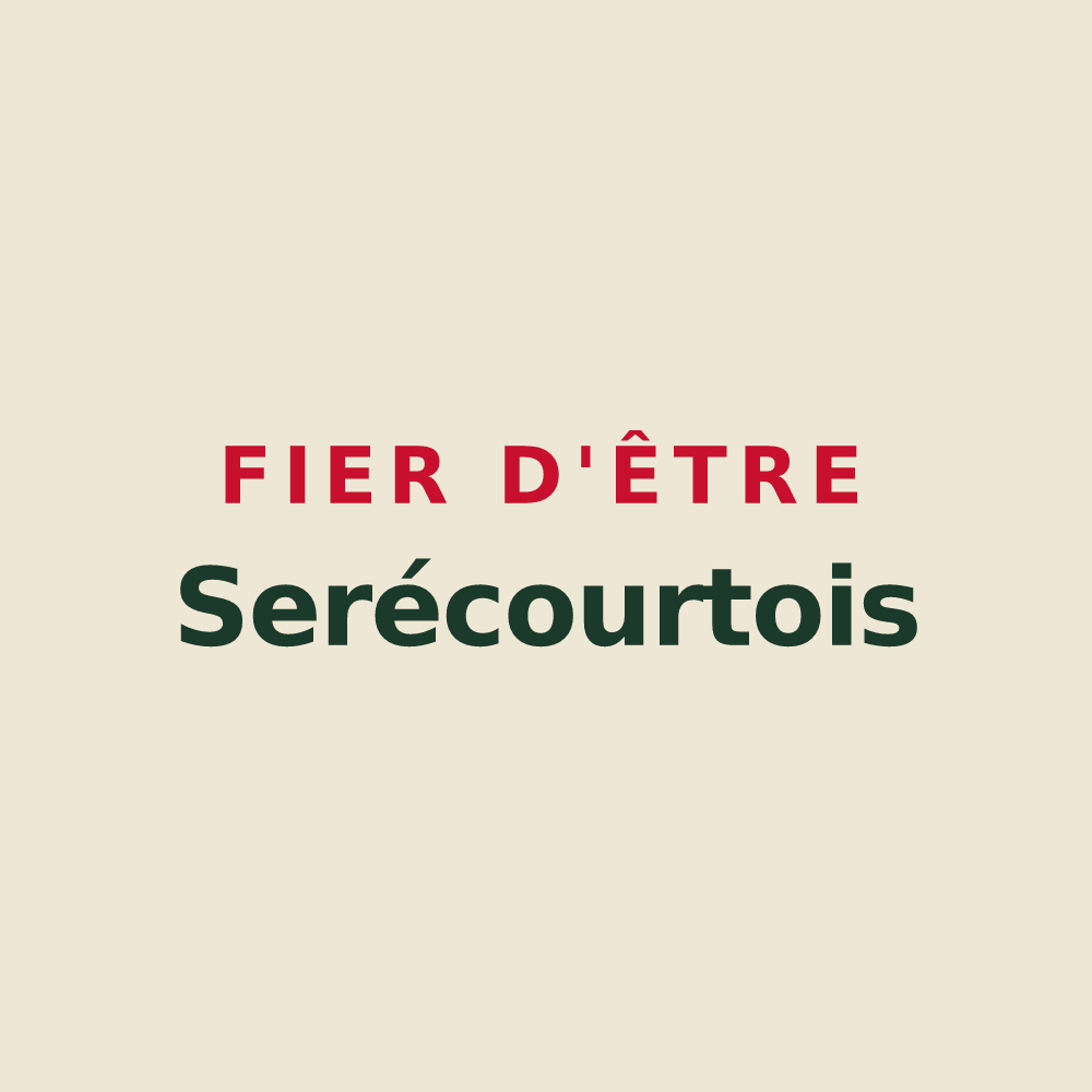 Tote bag « Fier d'être Serécourtois » — design pour Serécourt