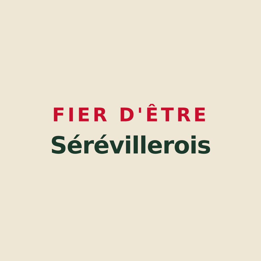 Tote bag « Fier d'être Sérévillerois » — design pour Sérévillers