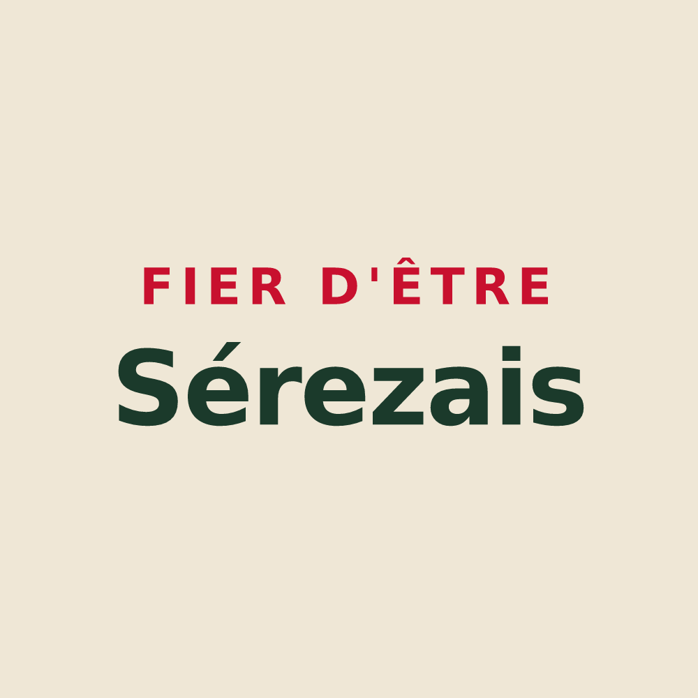 Tote bag « Fier d'être Sérezais » — design pour Serez