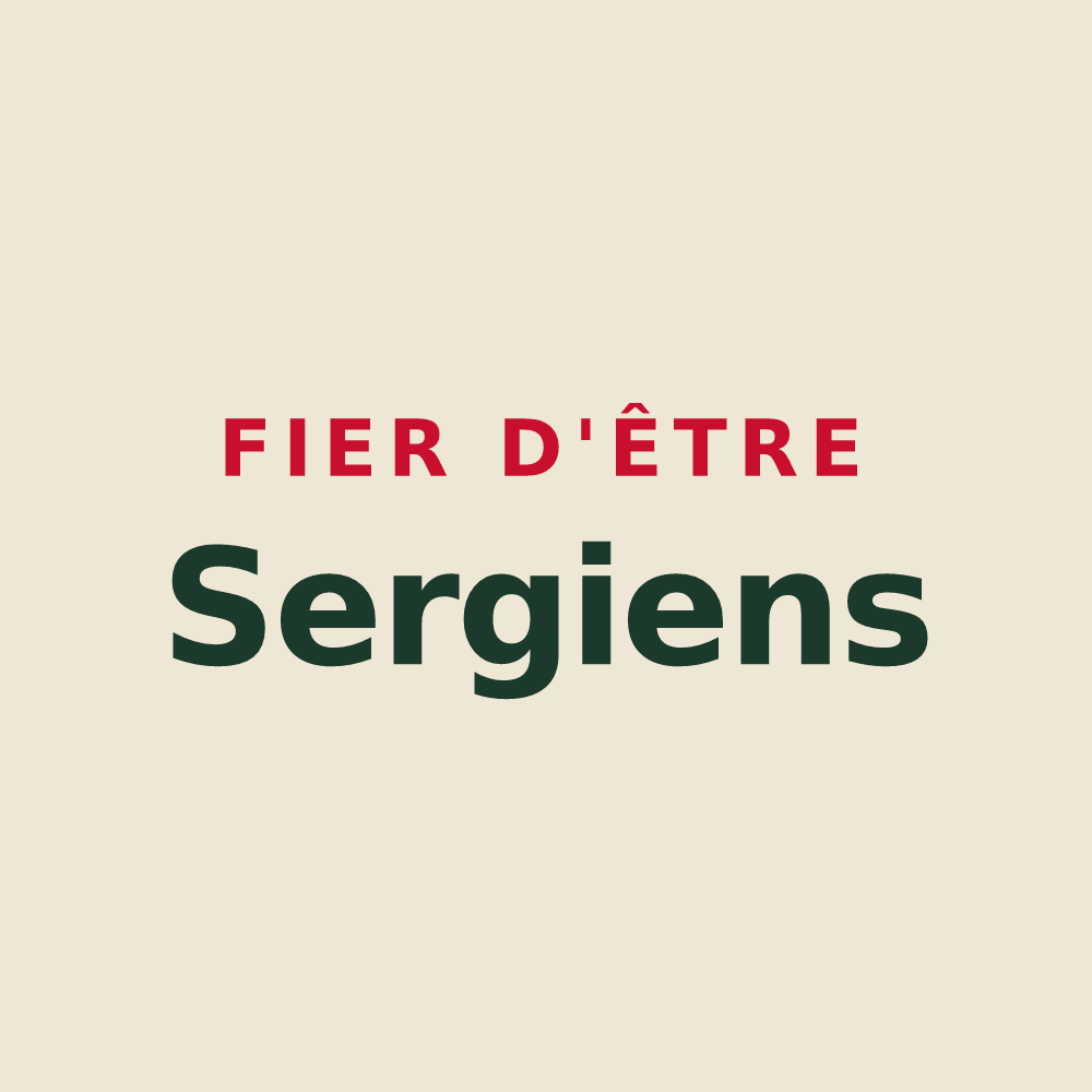 Tote bag « Fier d'être Sergiens » — design pour Sergy