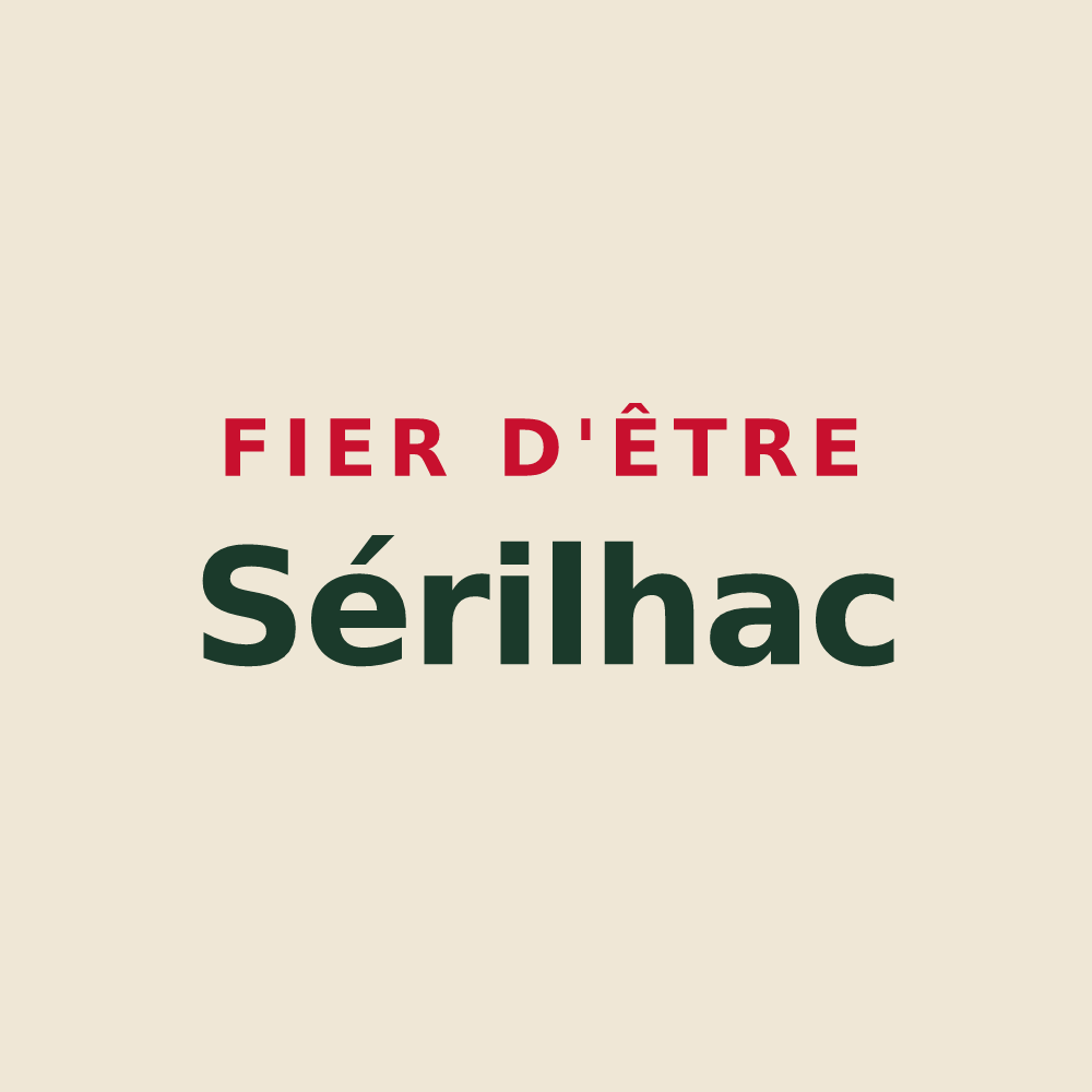 Tote bag « Fier d'être Sérilhac » — design pour Sérilhac