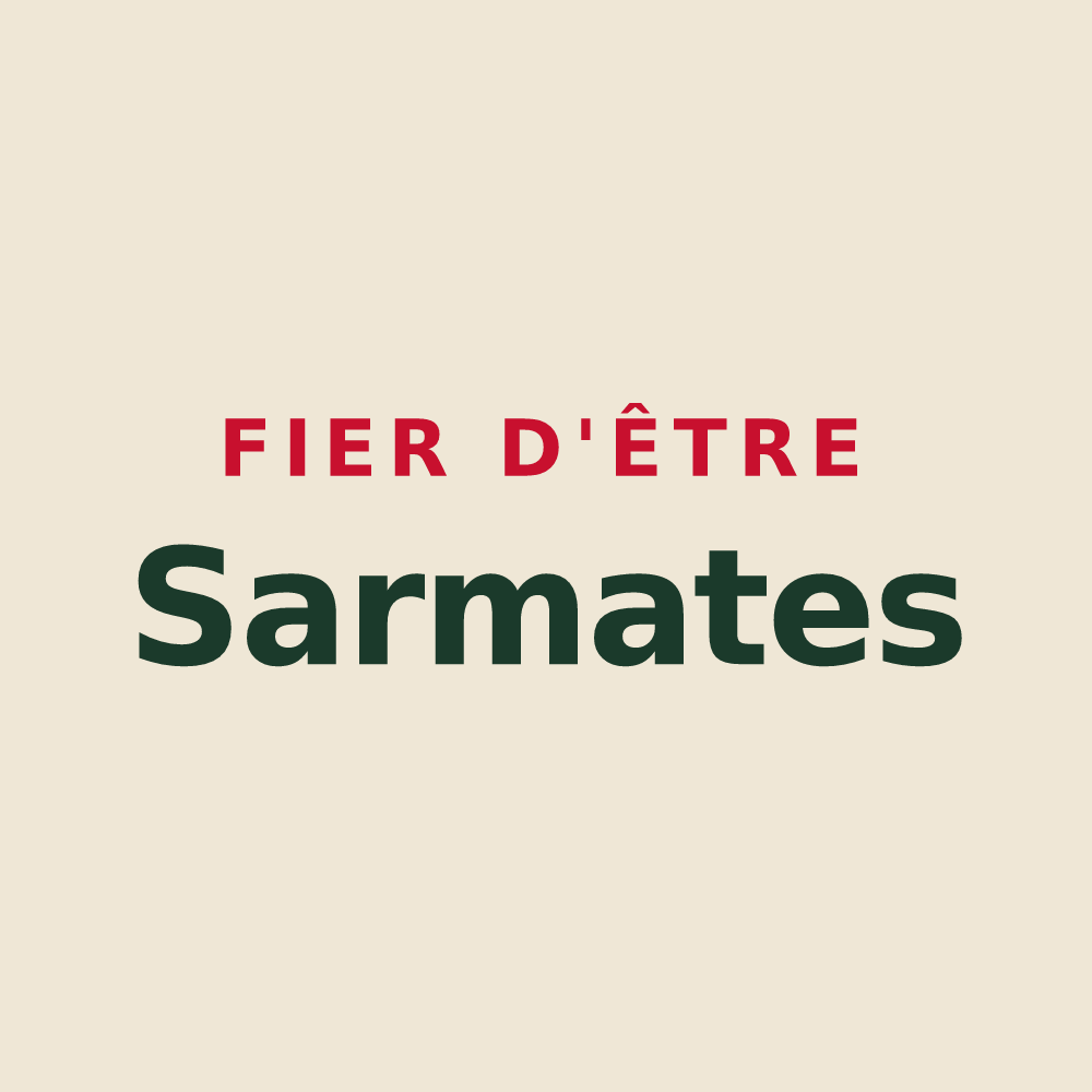 Tote bag « Fier d'être Sarmates » — design pour Sermaise