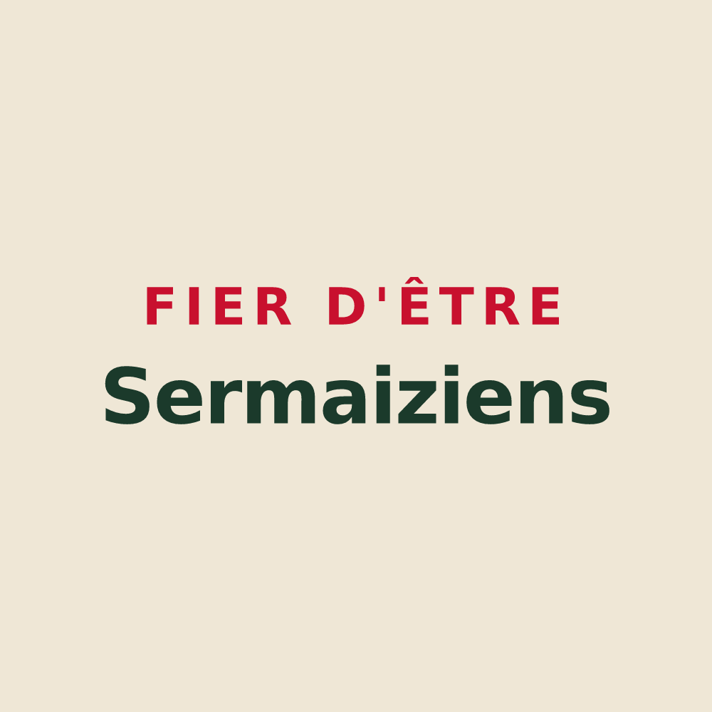 Tote bag « Fier d'être Sermaiziens » — design pour Sermaize-les-Bains