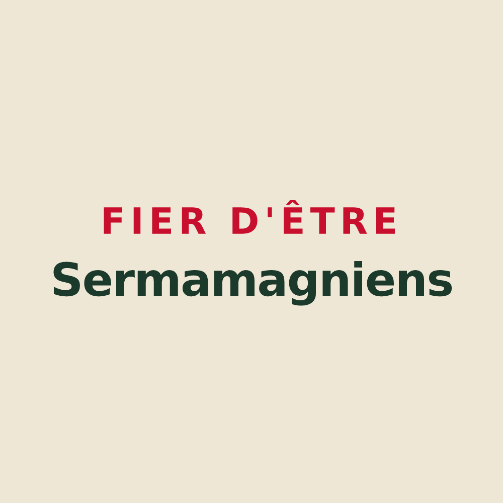 Tote bag « Fier d'être Sermamagniens » — design pour Sermamagny