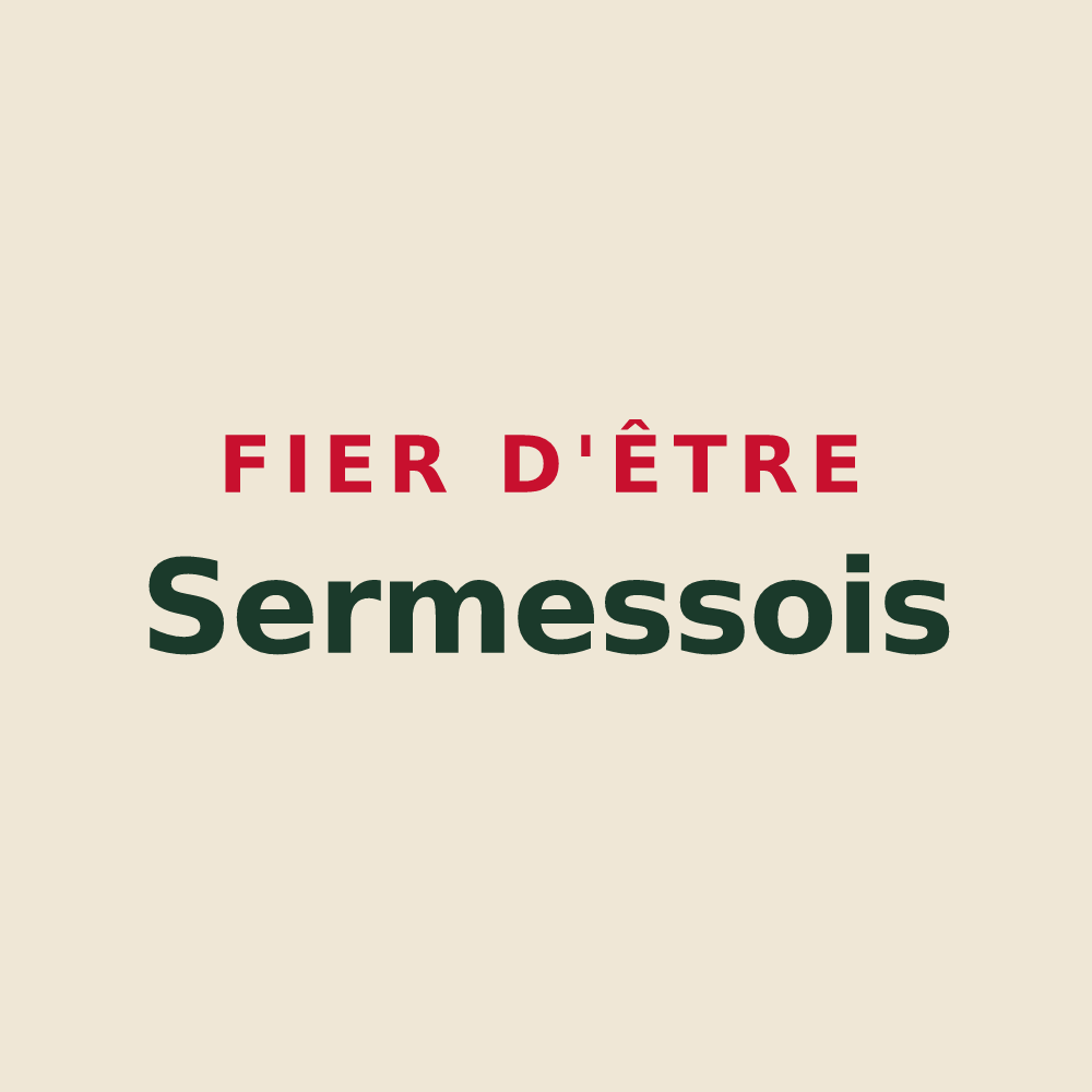 Tote bag « Fier d'être Sermessois » — design pour Sermesse
