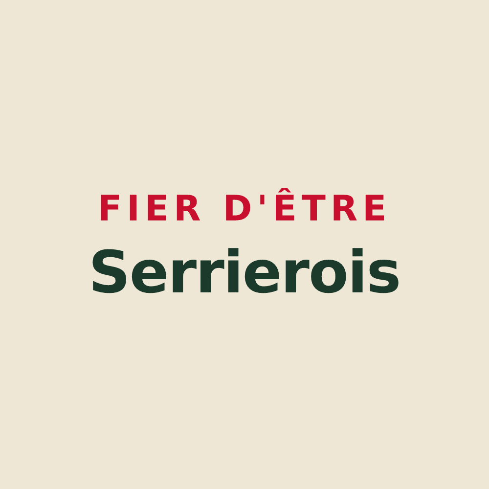 Tote bag « Fier d'être Serrierois » — design pour Serrières-en-Chautagne