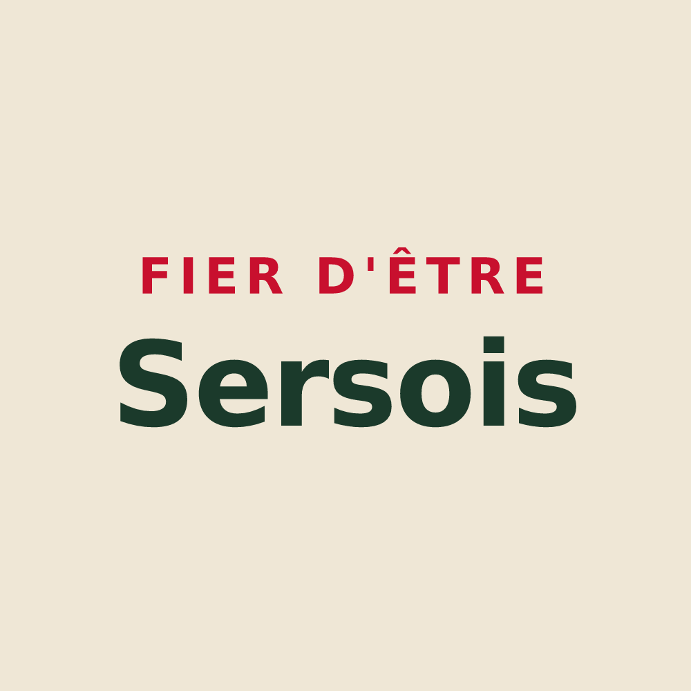 Tote bag « Fier d'être Sersois » — design pour Sers