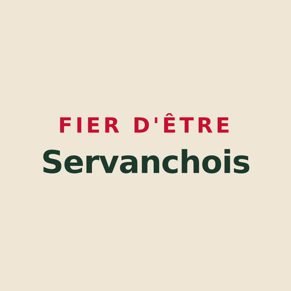 Tote bag « Fier d'être Servanchois » — design pour Servanches