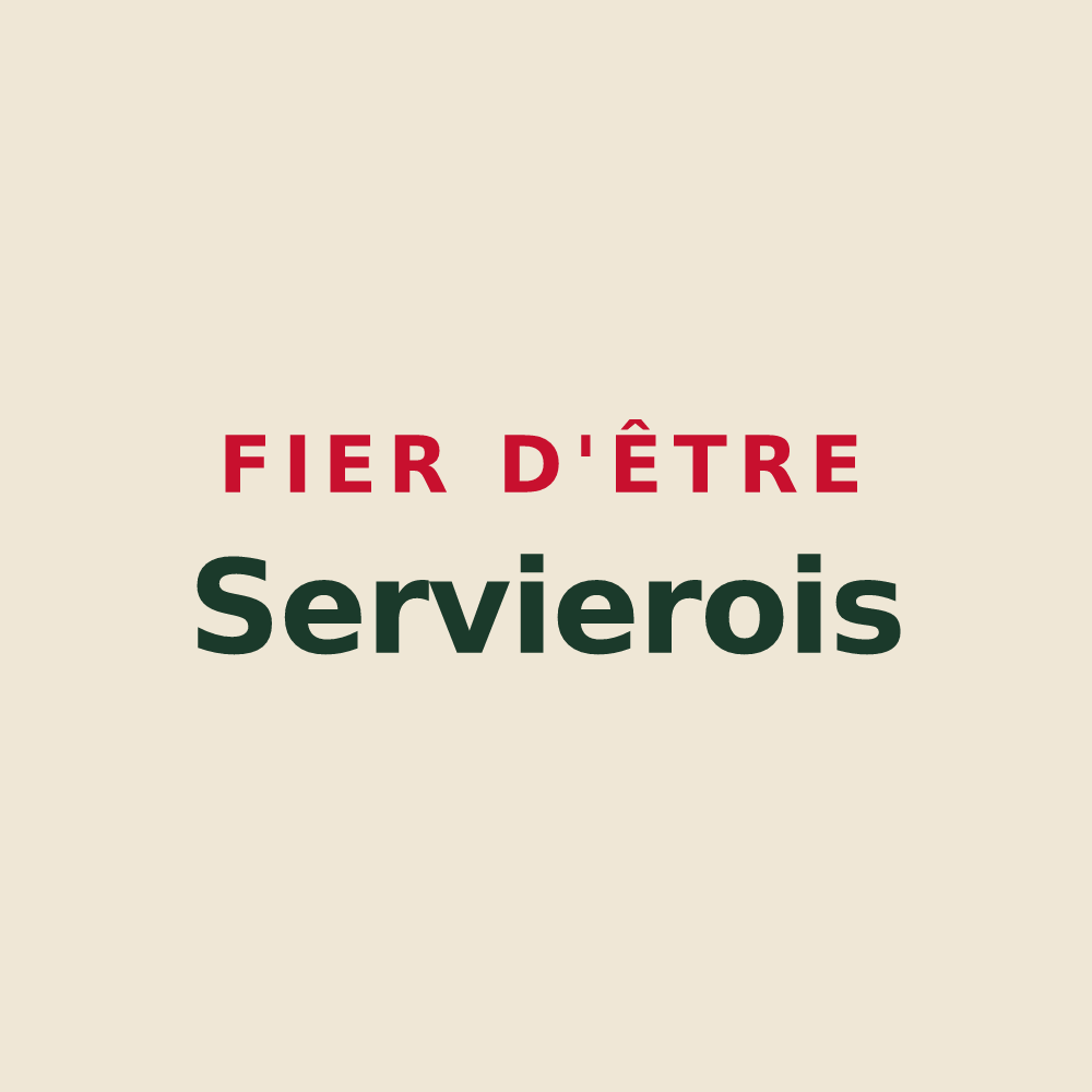 Tote bag « Fier d'être Servierois » — design pour Servières-le-Château