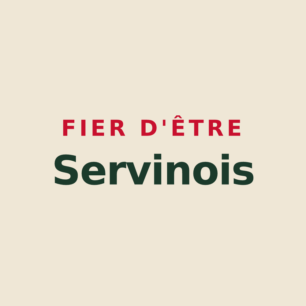 Tote bag « Fier d'être Servinois » — design pour Servins