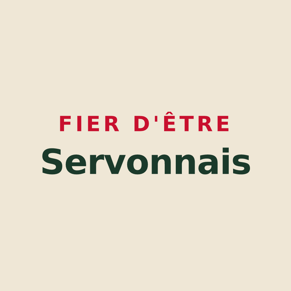 Tote bag « Fier d'être Servonnais » — design pour Servon