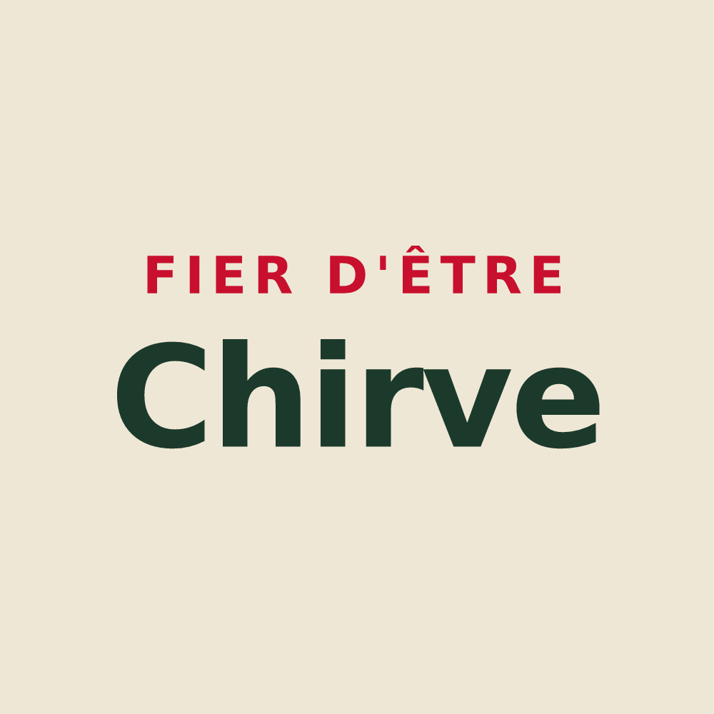Tote bag « Fier d'être Chirve » — design pour Servoz