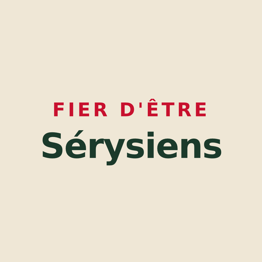 Tote bag « Fier d'être Sérysiens » — design pour Séry-lès-Mézières