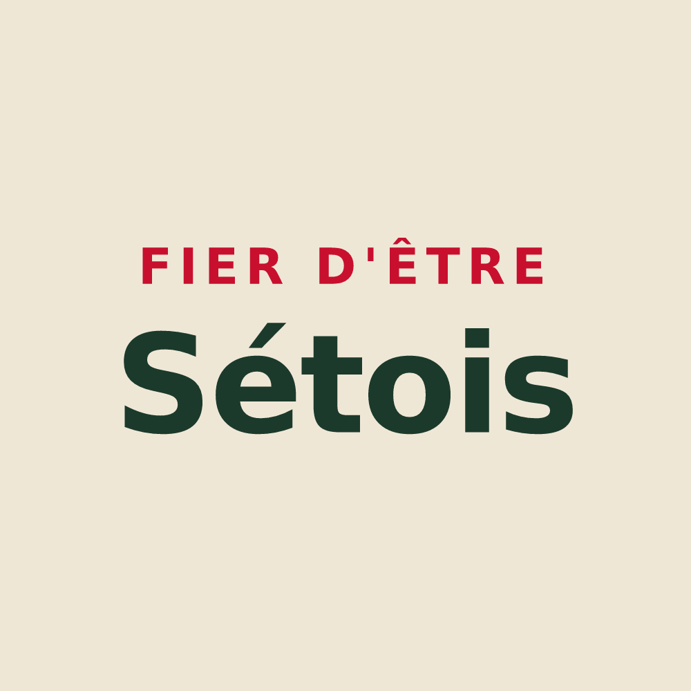 Tote bag « Fier d'être Sétois » — design pour Sète
