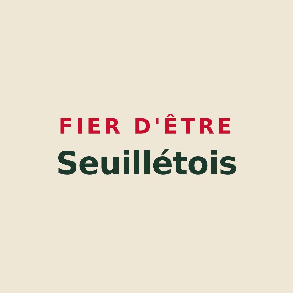 Tote bag « Fier d'être Seuillétois » — design pour Seuillet