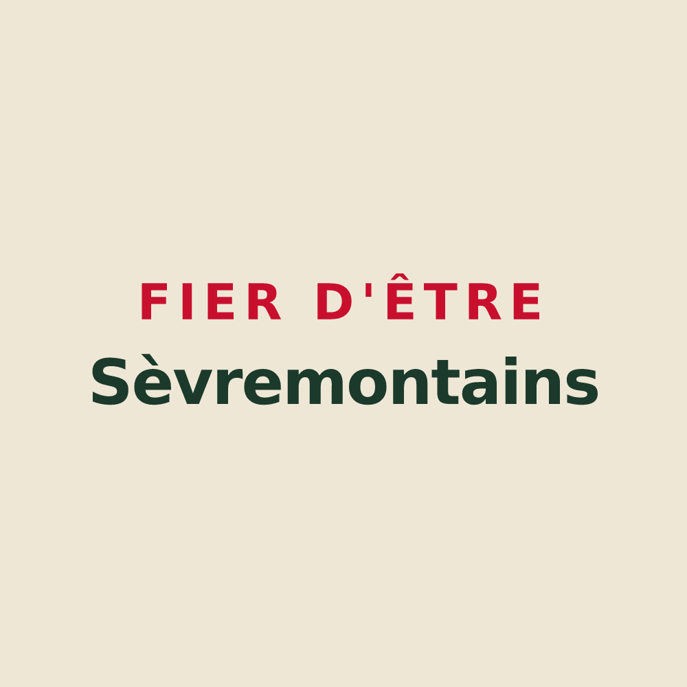 Tote bag « Fier d'être Sèvremontains » — design pour Sèvremont
