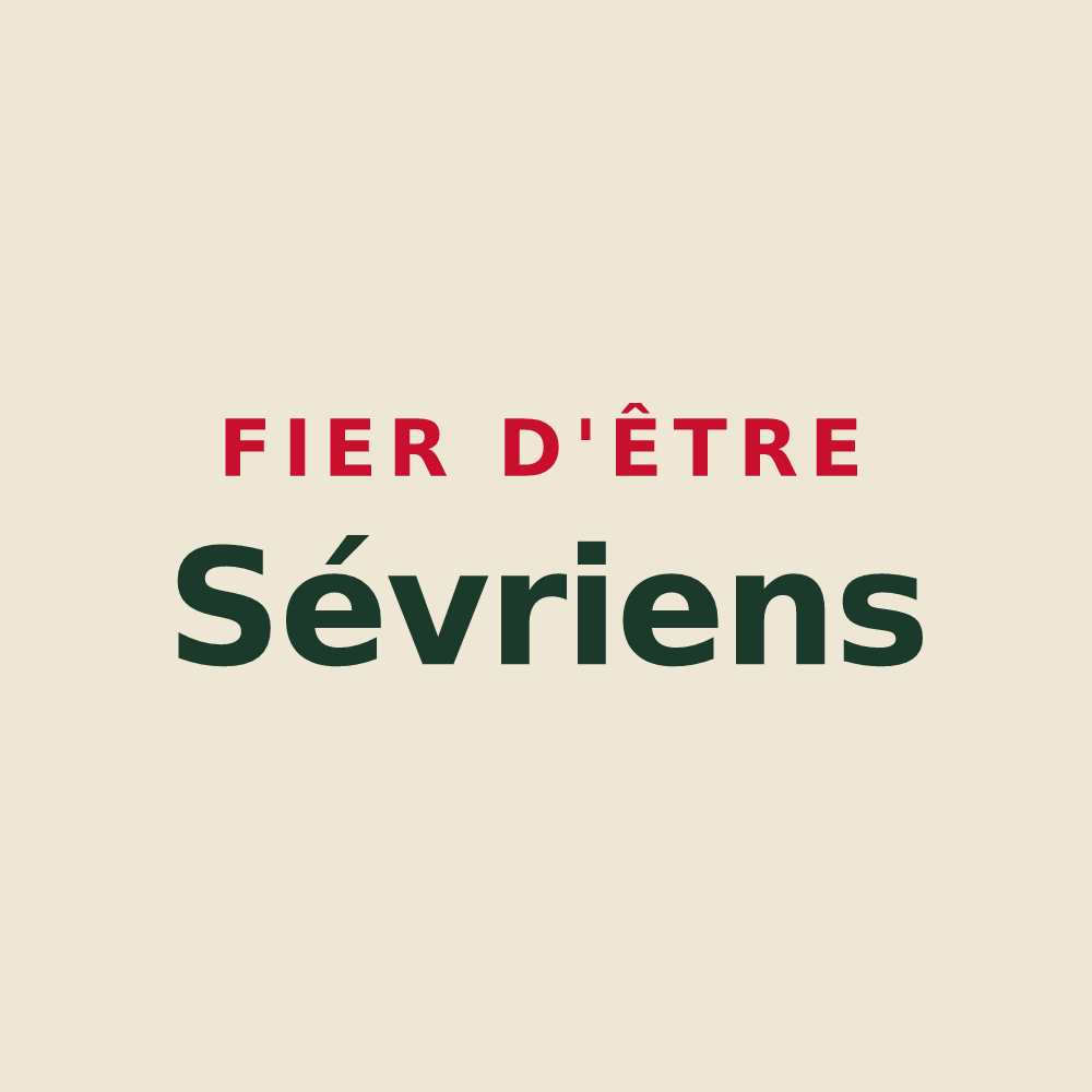 Tote bag « Fier d'être Sévriens » — design pour Sèvres