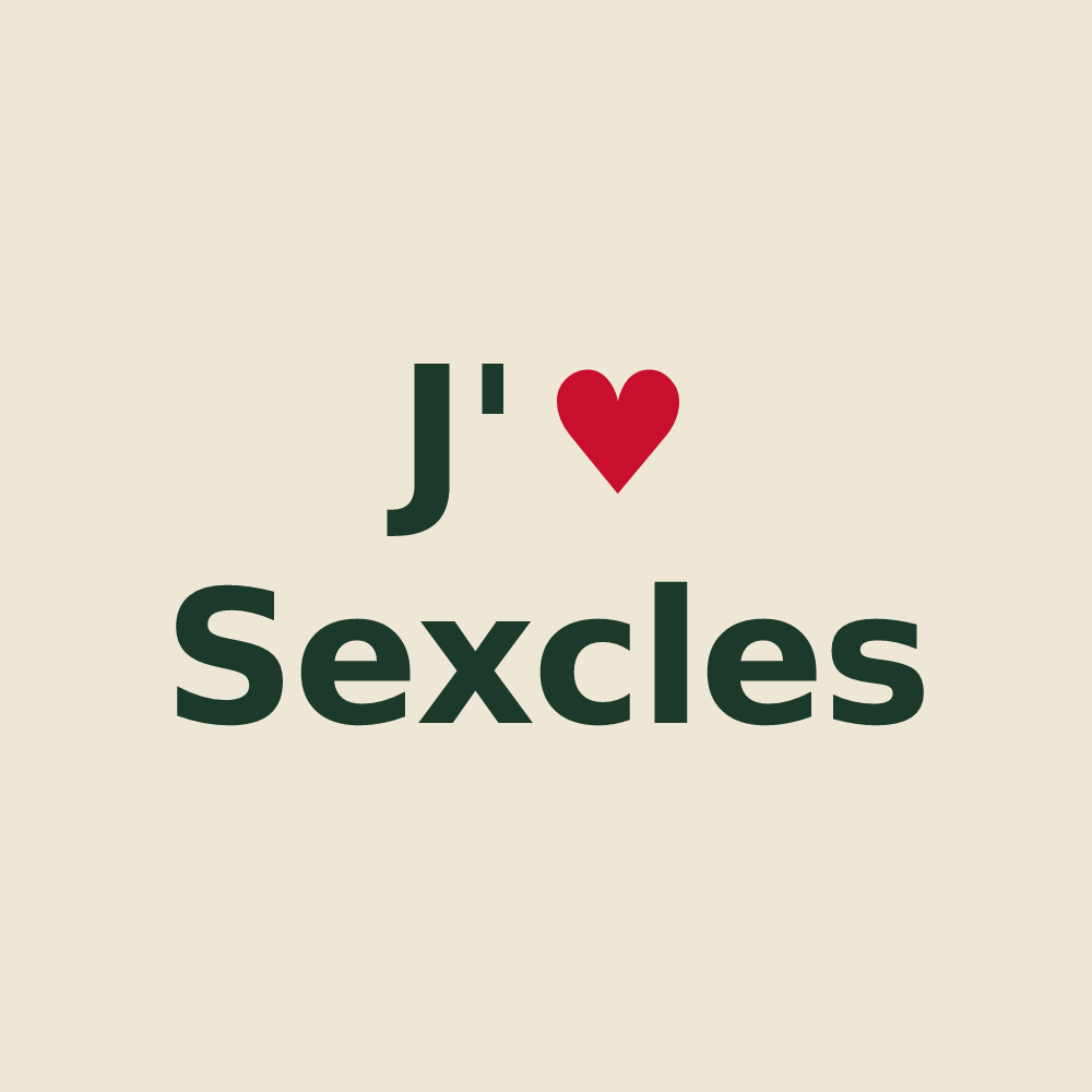 Tote bag personnalisé Sexcles — design J'aime Sexcles