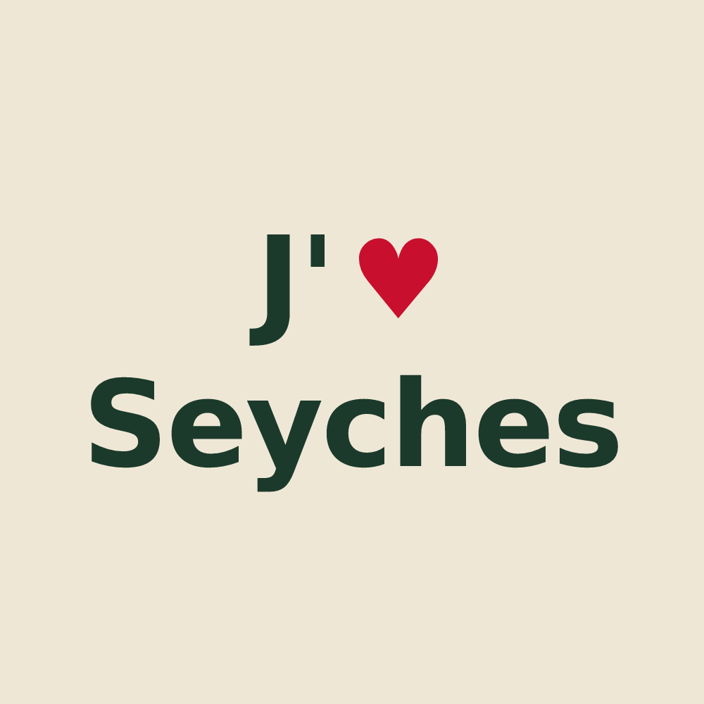 Tote bag personnalisé Seyches — design J'aime Seyches