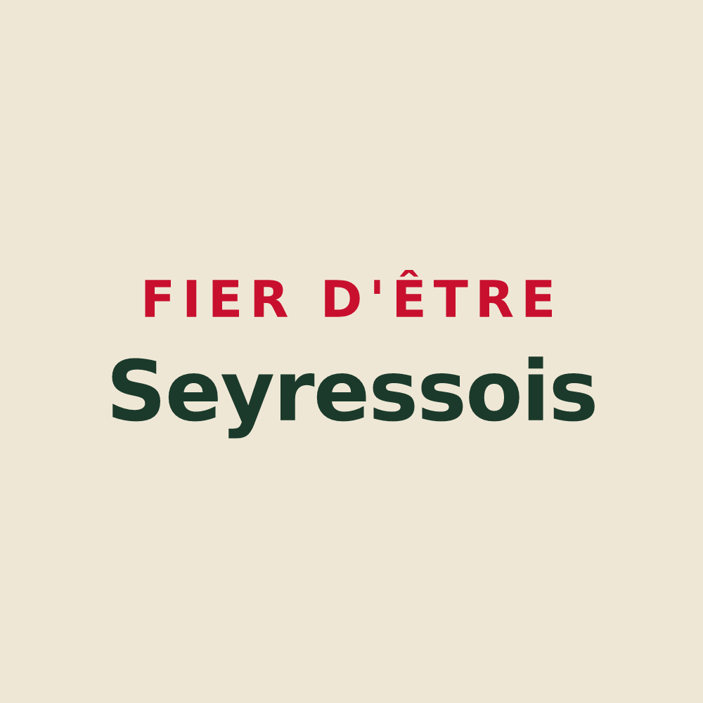 Tote bag « Fier d'être Seyressois » — design pour Seyresse