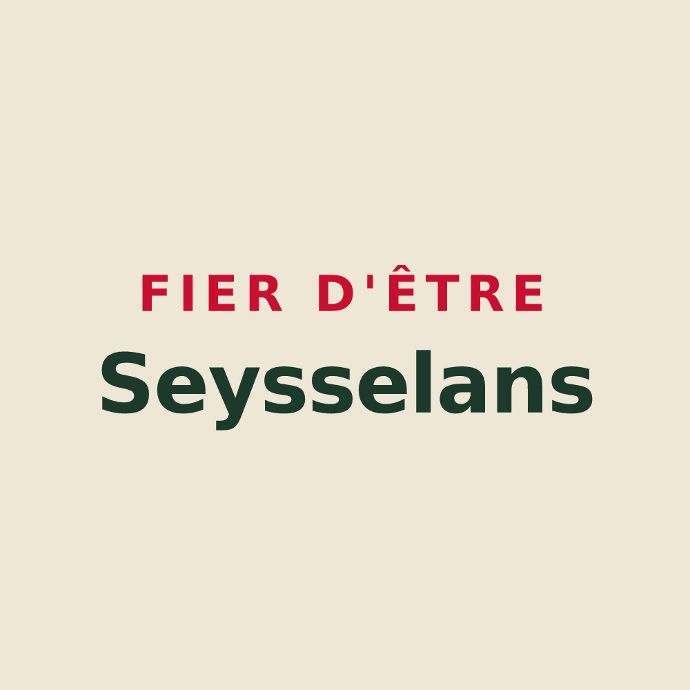Tote bag « Fier d'être Seysselans » — design pour Seyssel